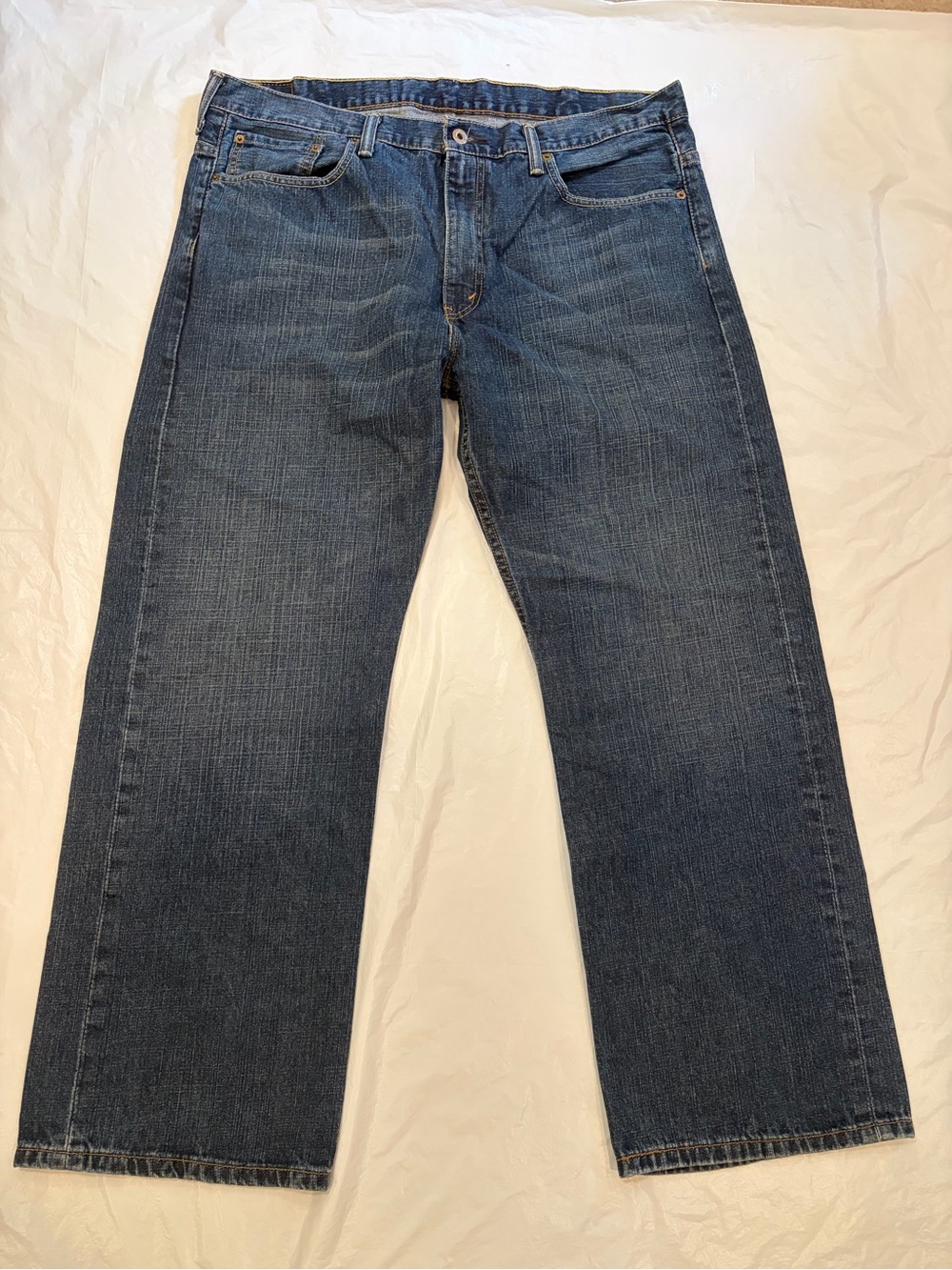 Levi's 569 Jeans Men's 38x30 Blue Dark Wash Loose Straight Fit 100% Cotton